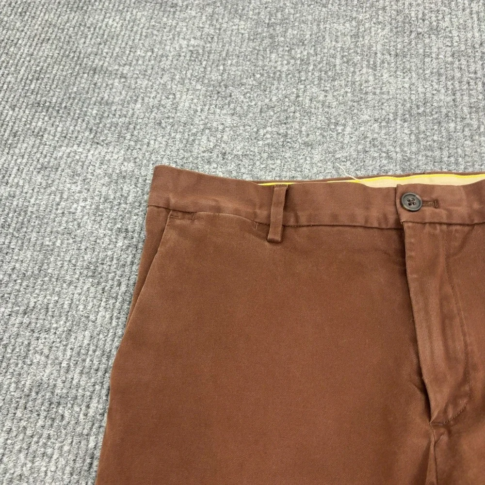 Banana Republic Pants Men 35x32 Brown Cotton Slim Chino Trousers Casual Workwear